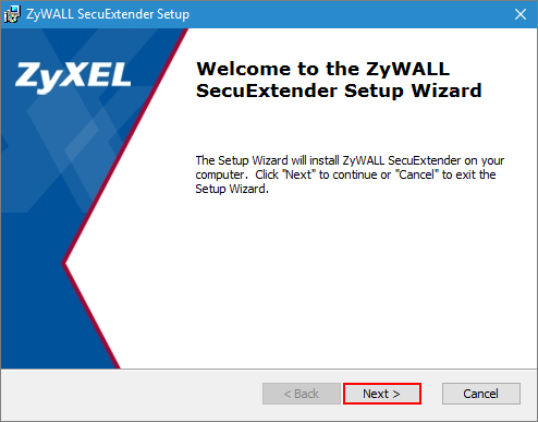 secuextender zyxel download