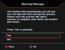 Computer Monitor Image Persistence Image Retention Refresh Setting Helps Prevent OLED Burn-In - Acer Community