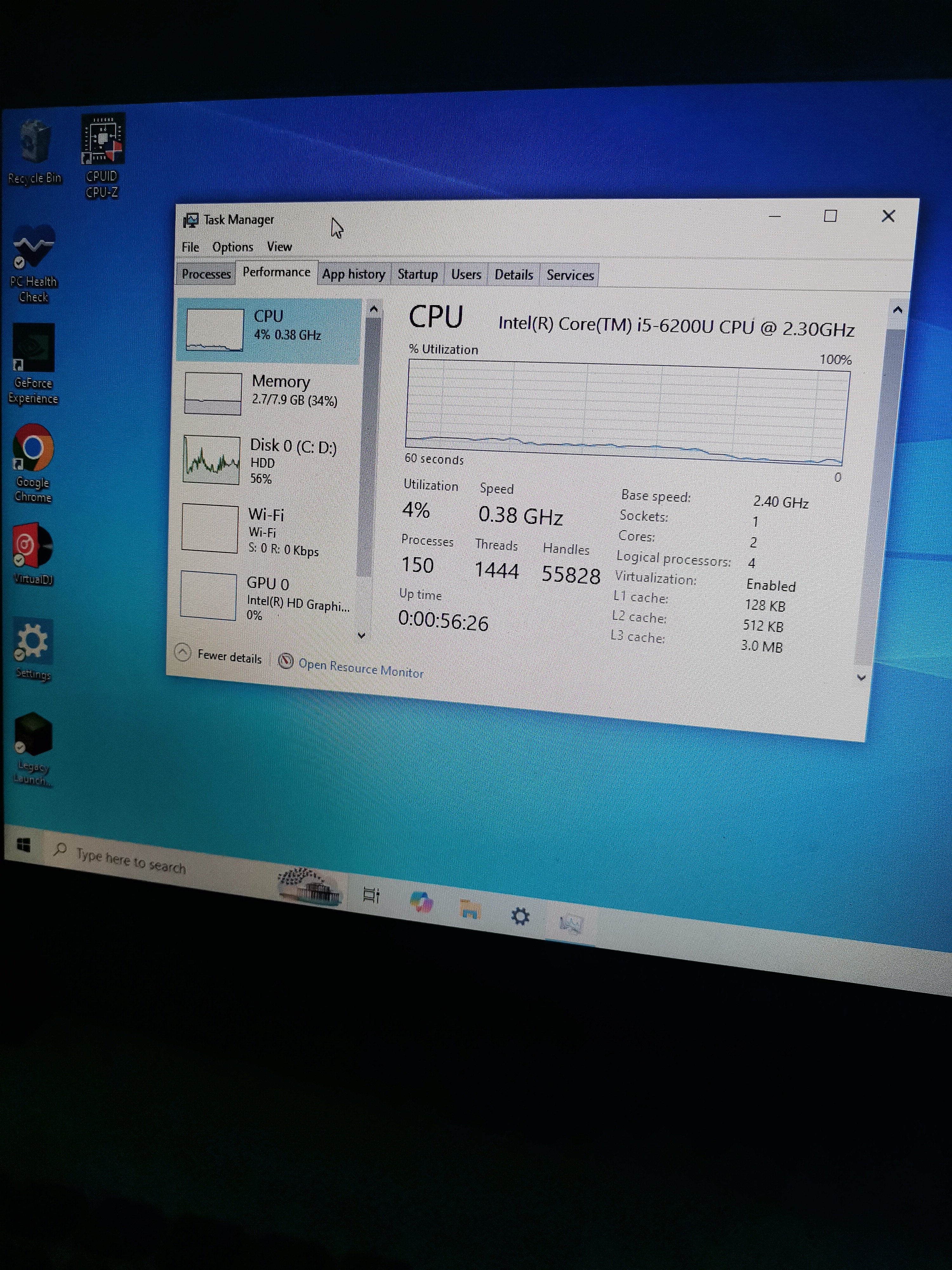 Old Aspire E14 CPU speed stuck at 0.38GHz. How to fix? - Acer Community