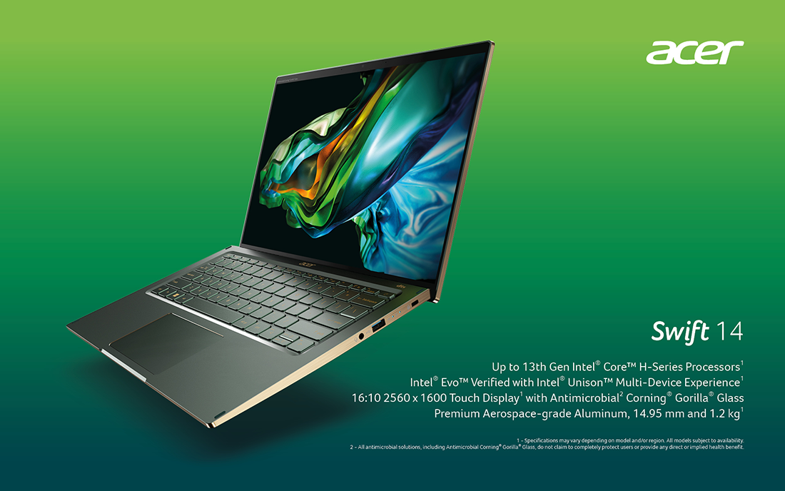 Next Acer 2023 Global Press Conference Swift 14 Swift X 14 Acer 