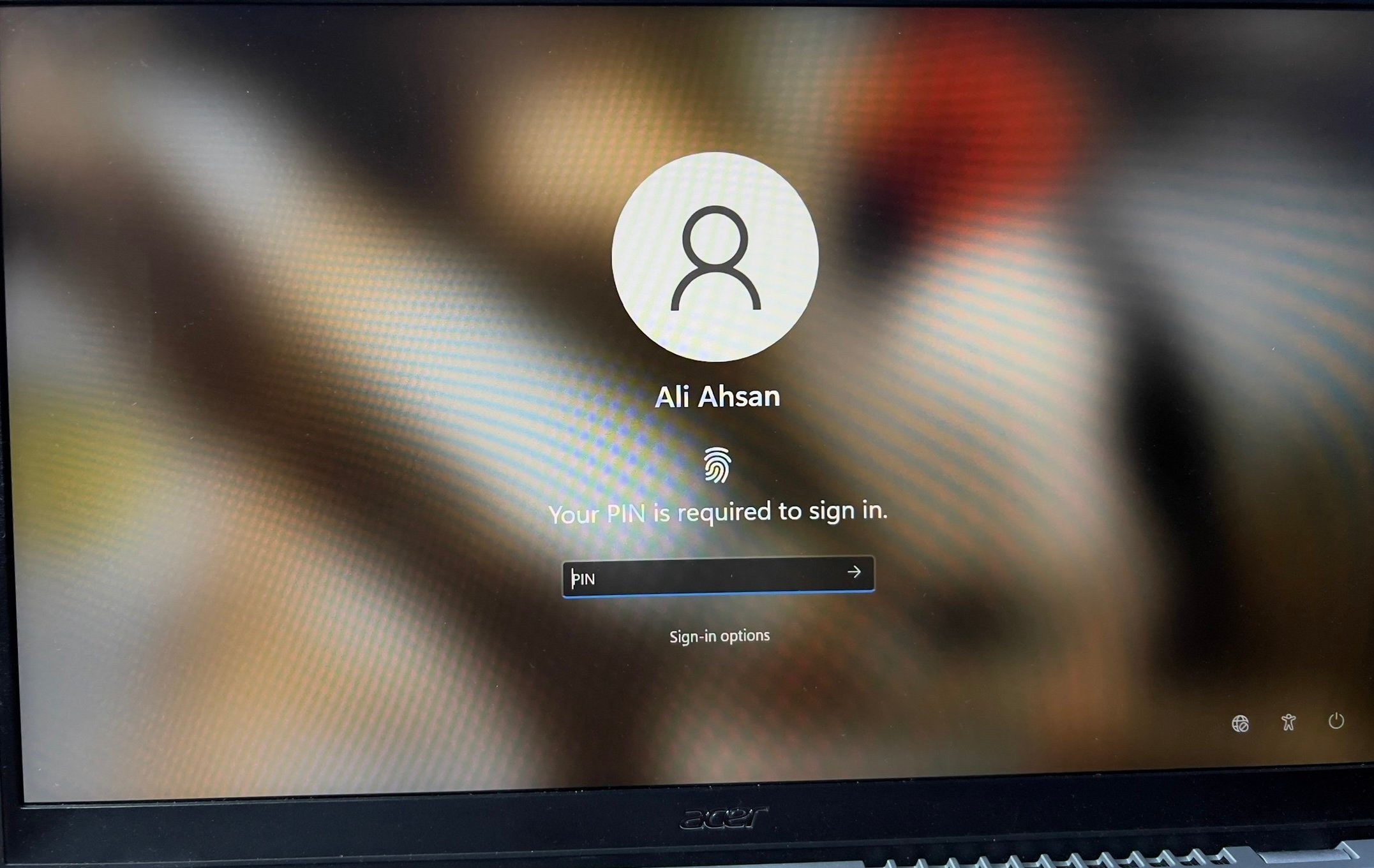 Fingerprint Not Working And It Asked For PIN To Logon But I Forgot The