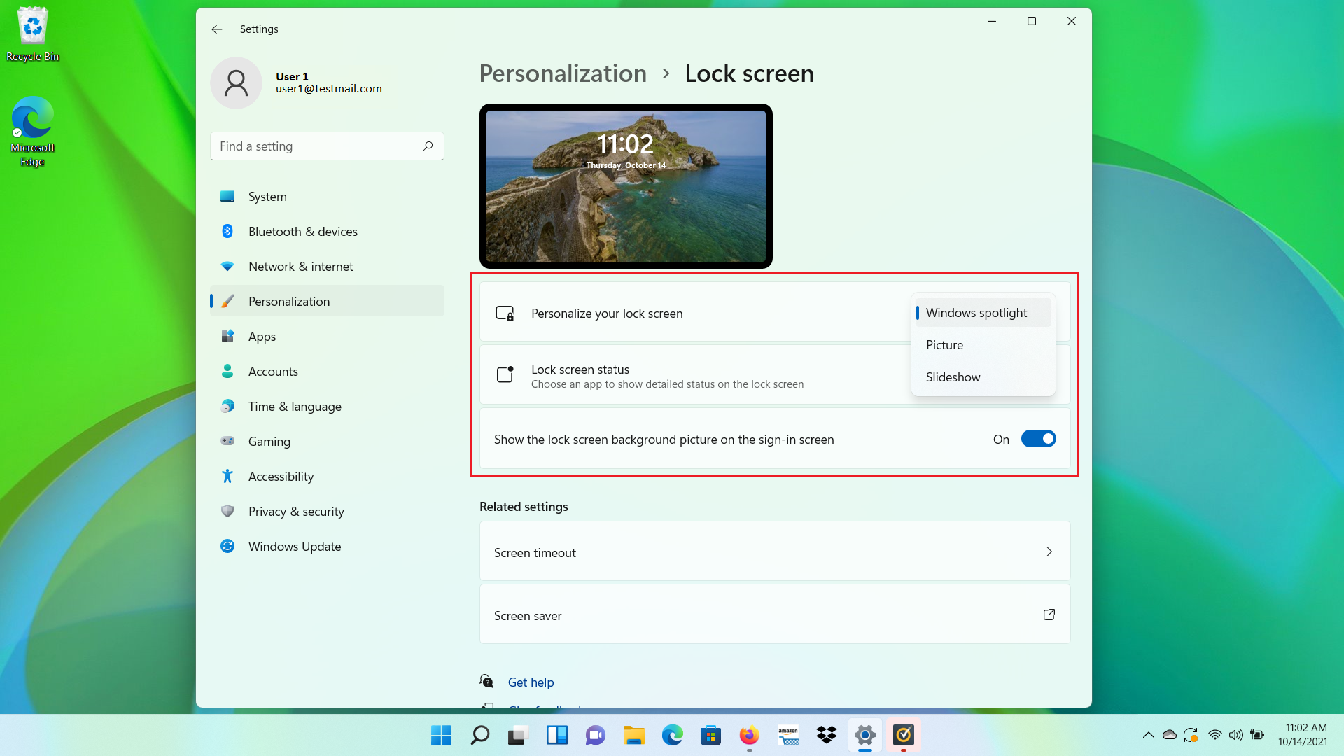 Windows 11 Come Personalizzare Lo Sfondo Della Schermata Di Blocco 