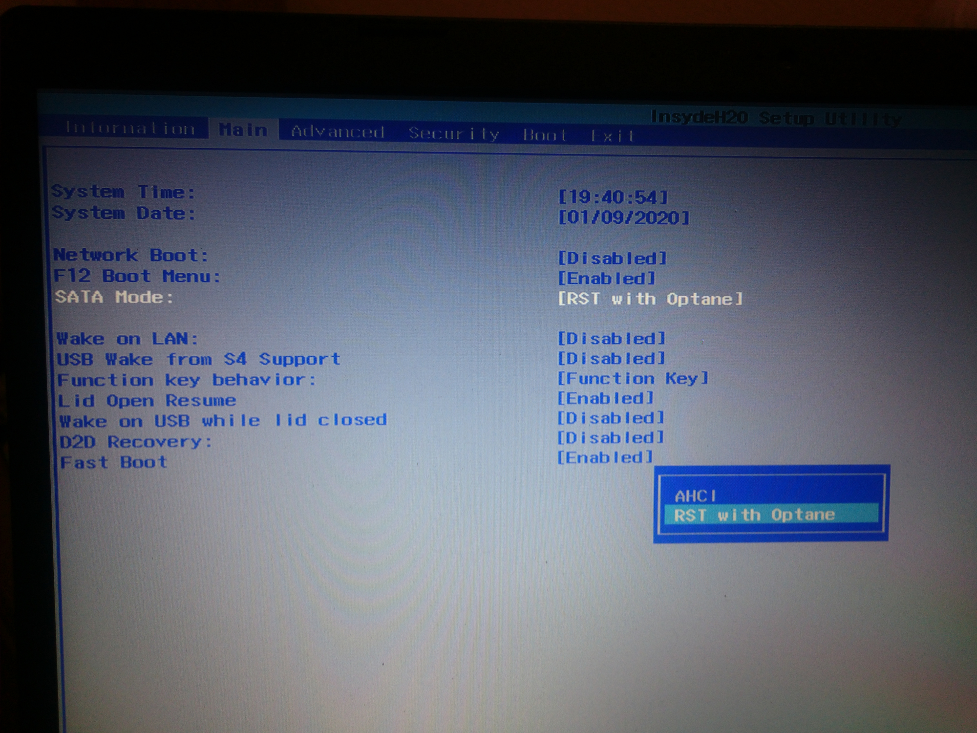 acer aspire 3 bios key