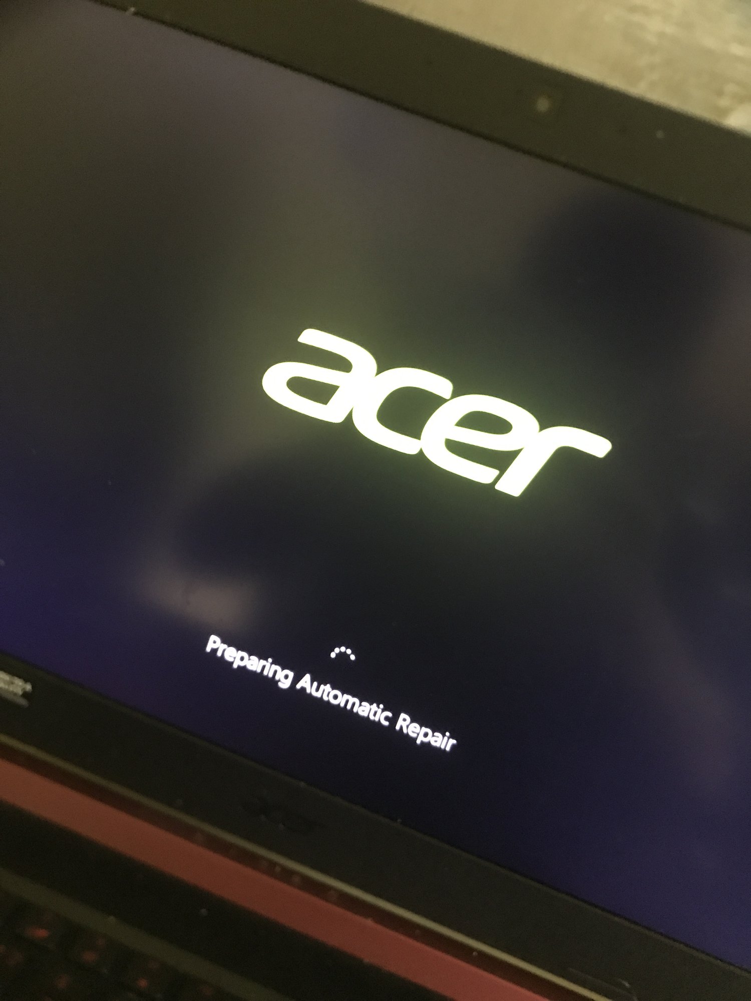 Acer Stuck at Logo