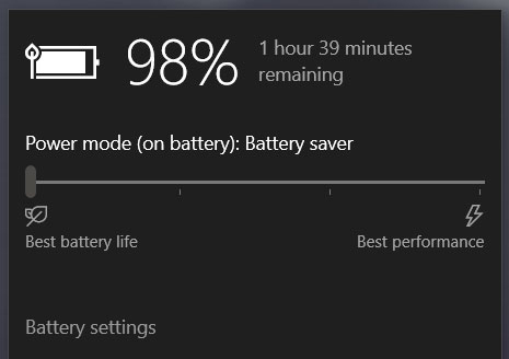 why does my laptop battery only last 1 hour