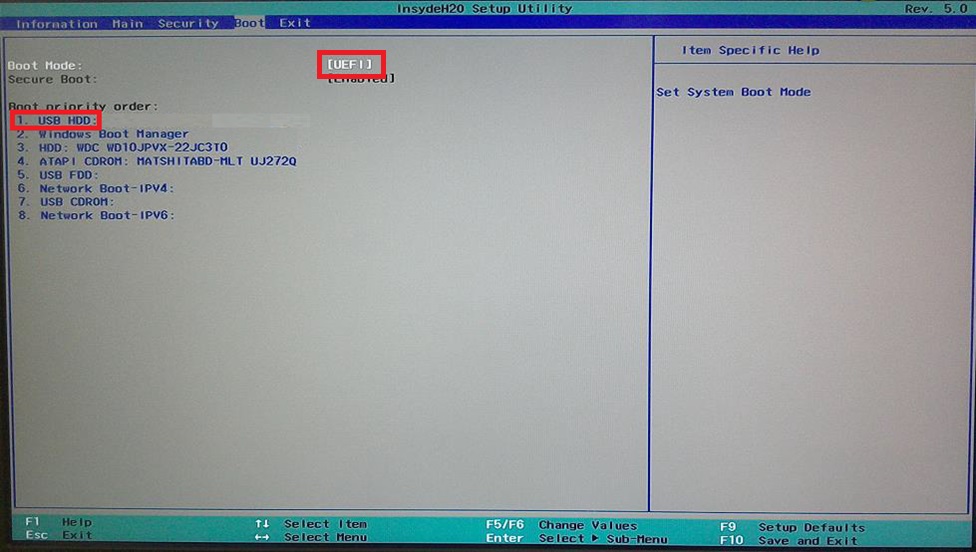 Usbデバイスから起動できない場合の設定確認方法 Acer Community