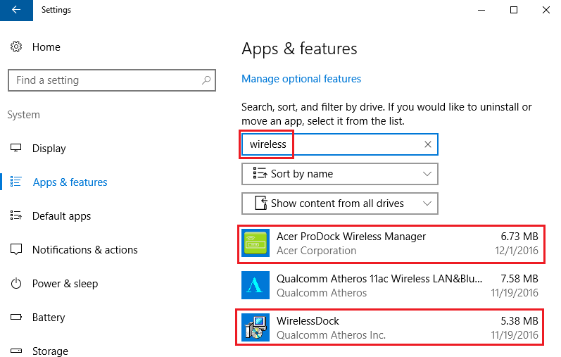 download wireless adapter acer