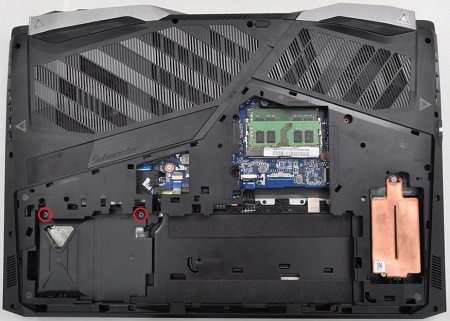 acer predator helios 500 hard drive tray