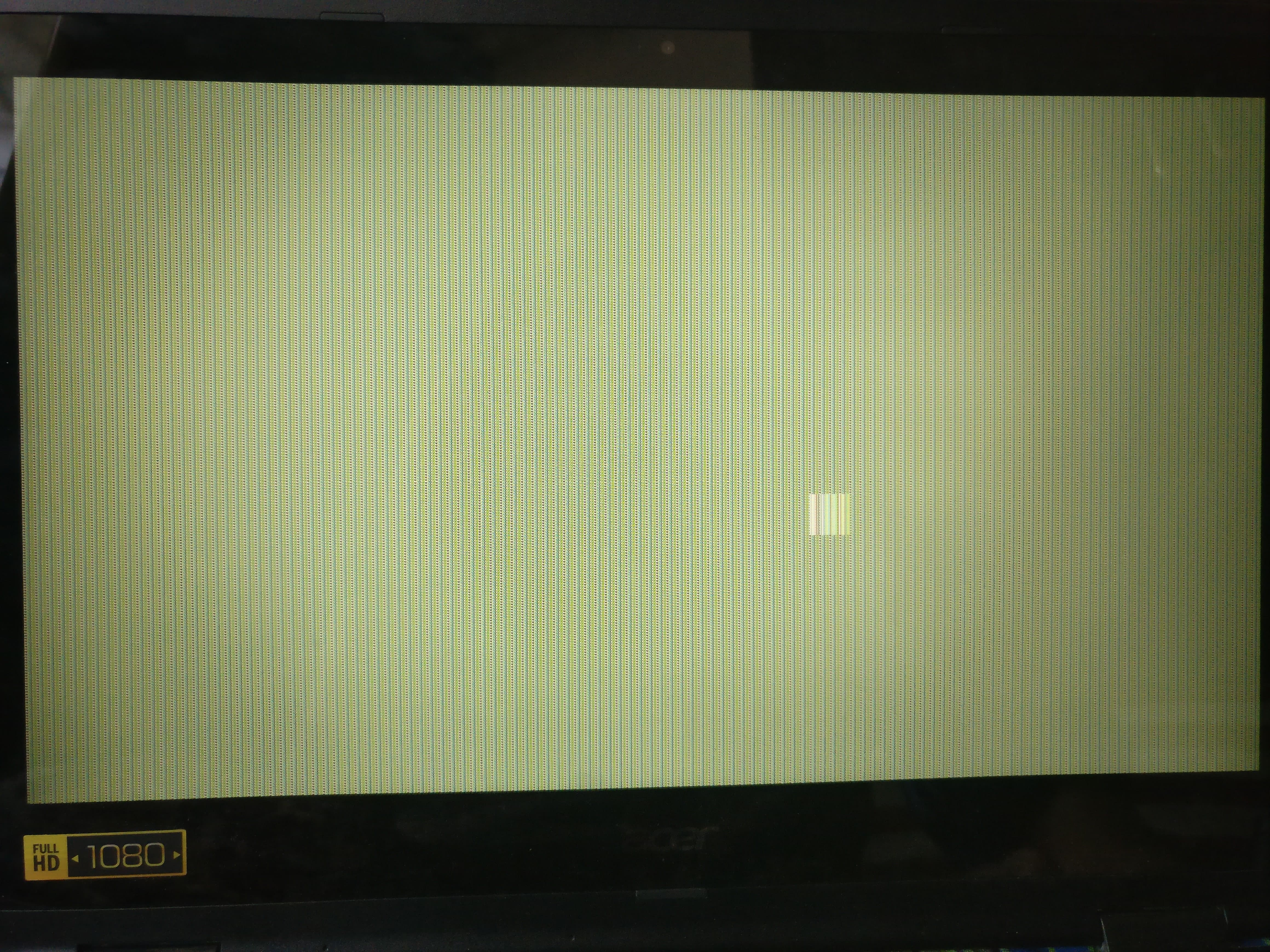 The screen is messed up when I wake my laptop from sleep Aspire