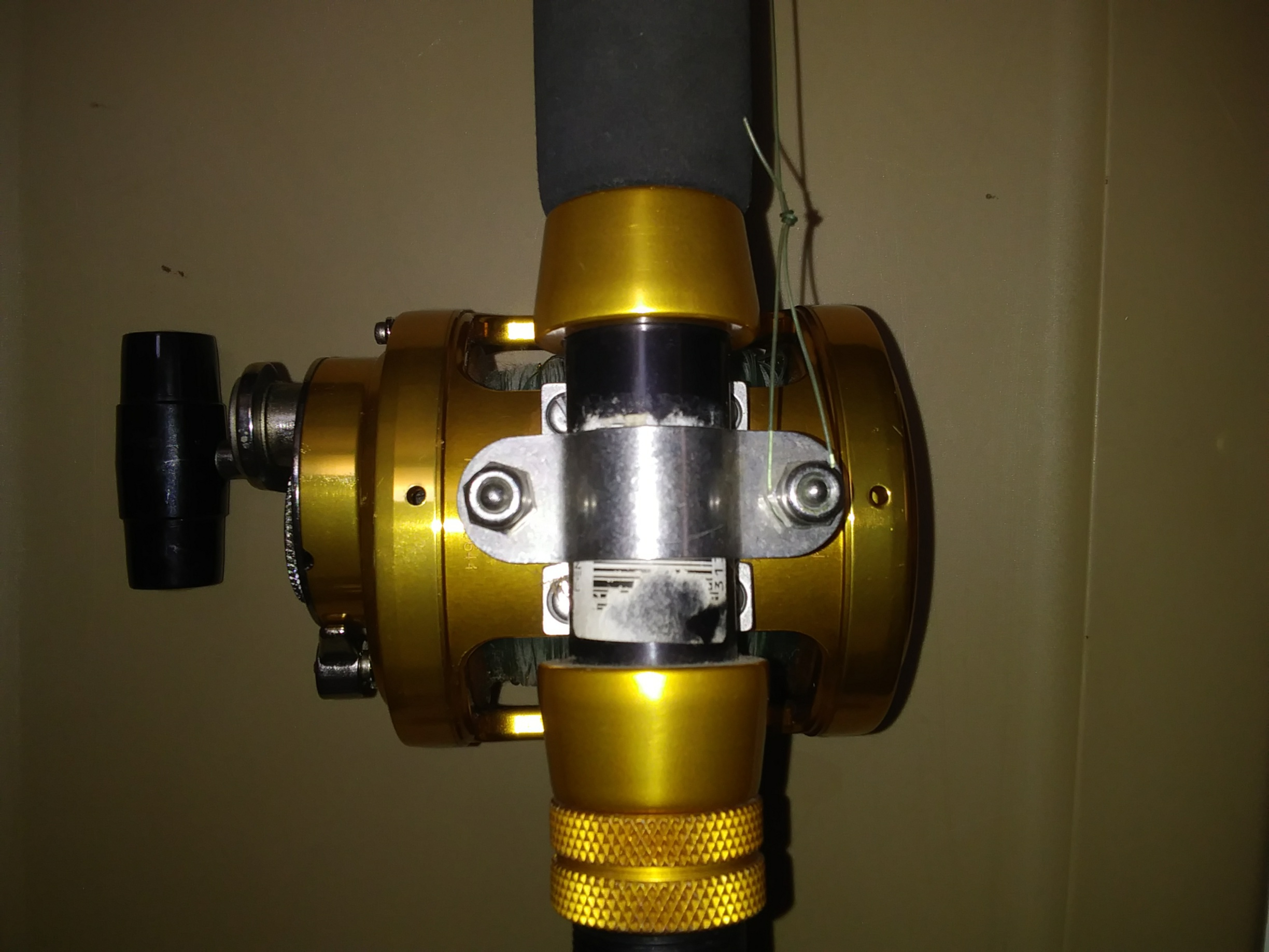 Penn International II, 30 TW reel, mounted on Penn "Tuna Stick" rod