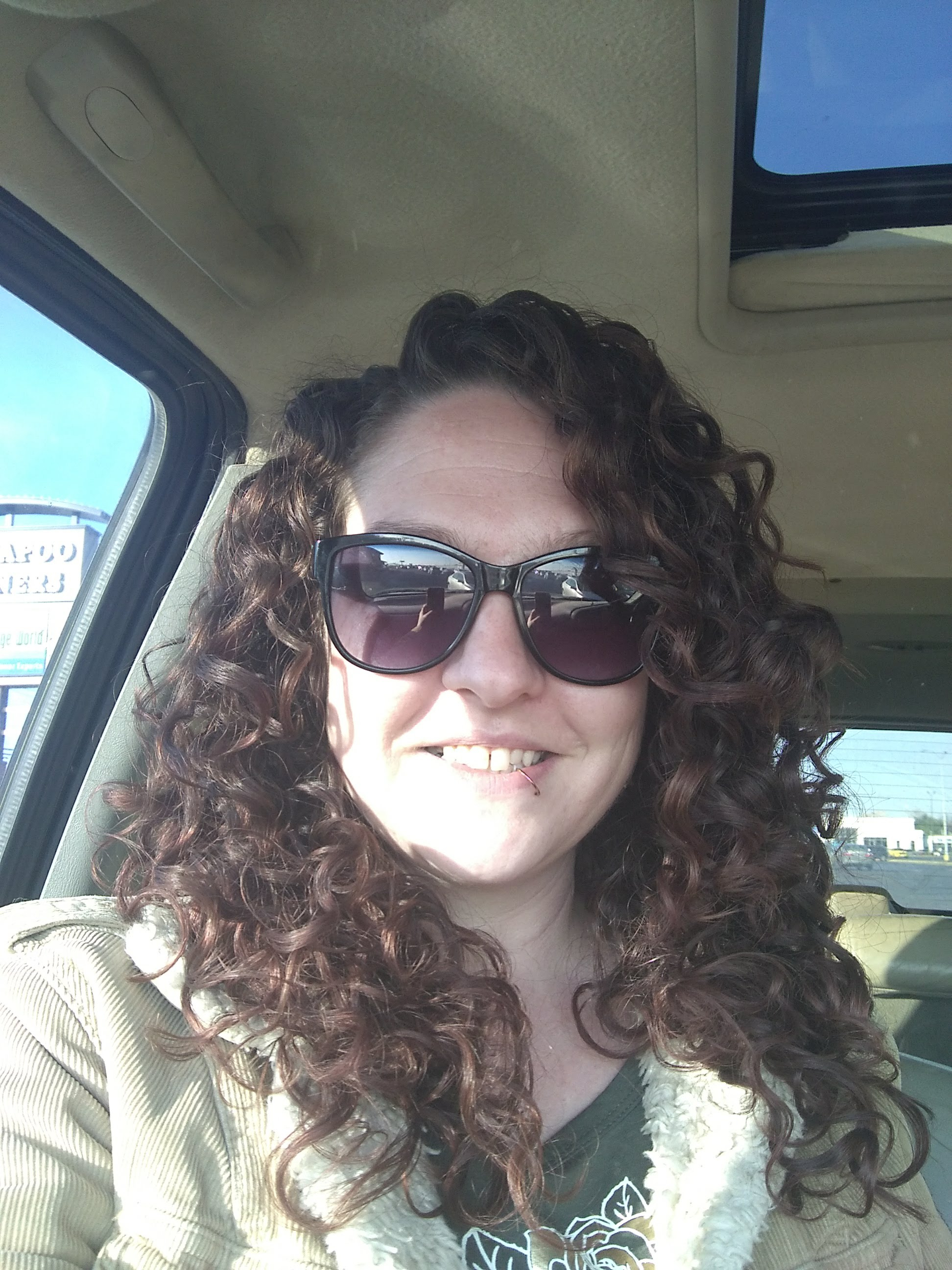 Just Got My First Devacut Great Stylist Cyndi At Curly Q S In