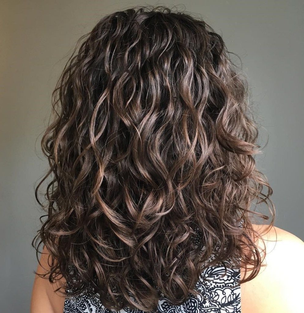 thin hair loose spiral perm medium hair