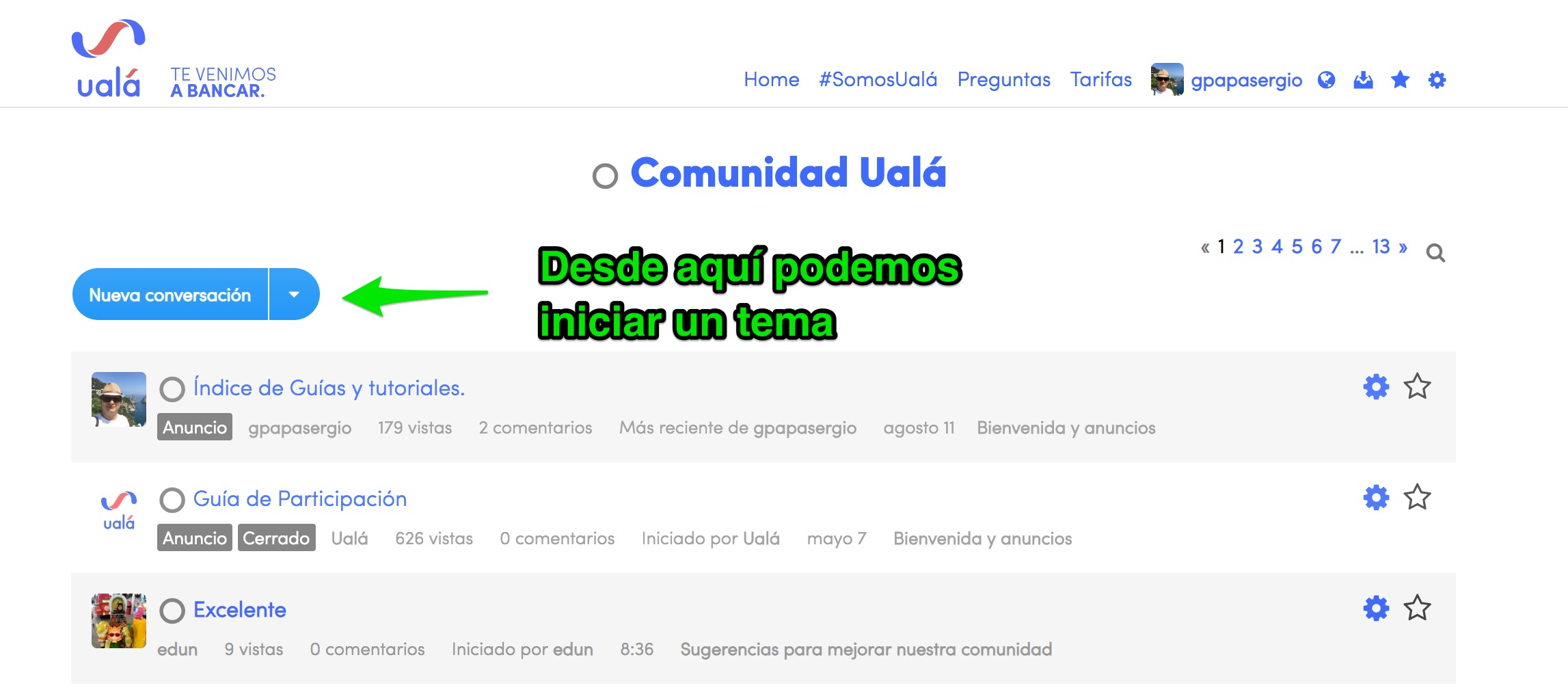 Image: https://us.v-cdn.net/6030712/uploads/editor/ib/esn7lgtay10n.jpg Como obtener ayuda en la comunidad Ual