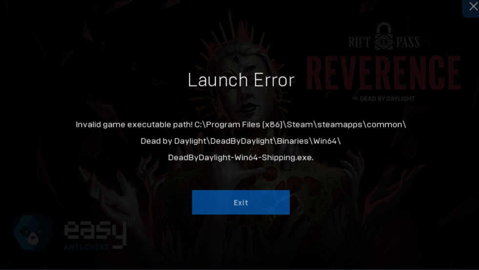 help, launch error — BHVR