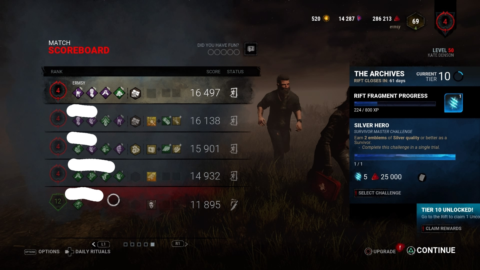 Solo Q Survivor Experience On Ps4 Dead By Daylight