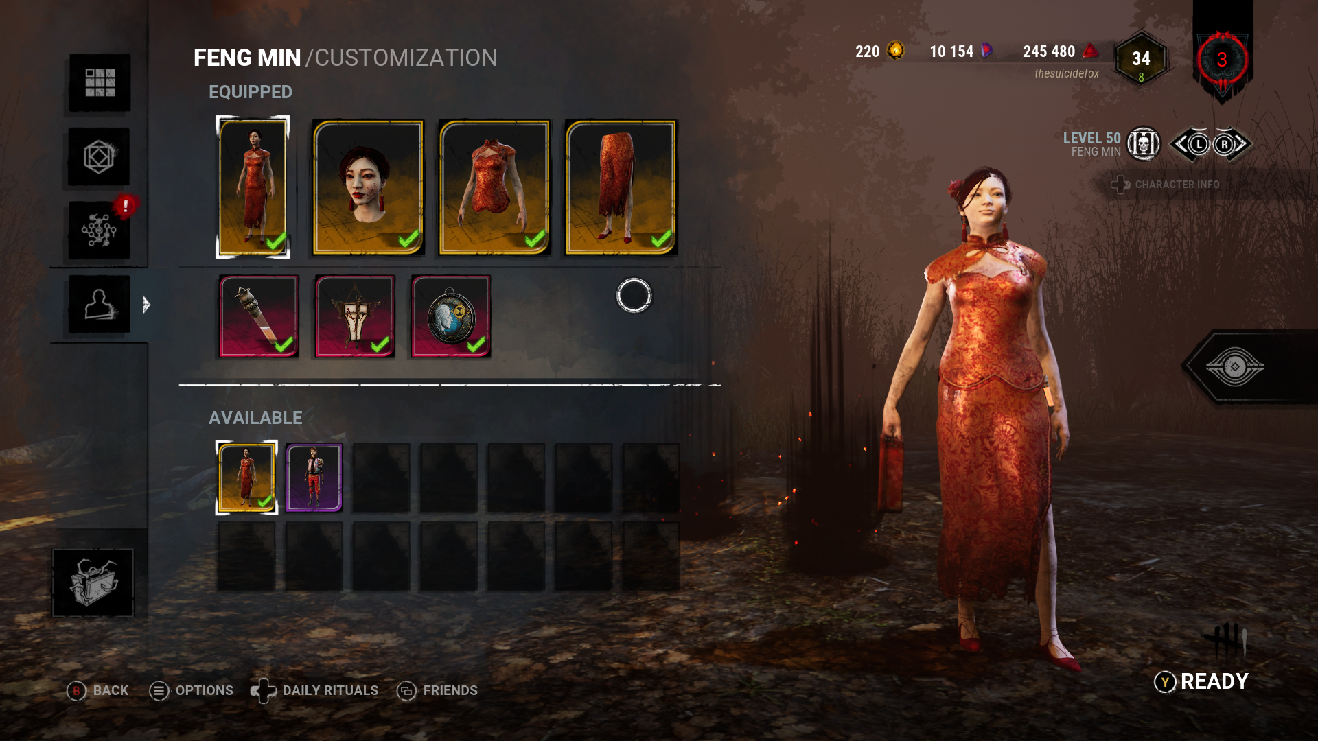 Dead By Daylight Feng Min Cosmetics