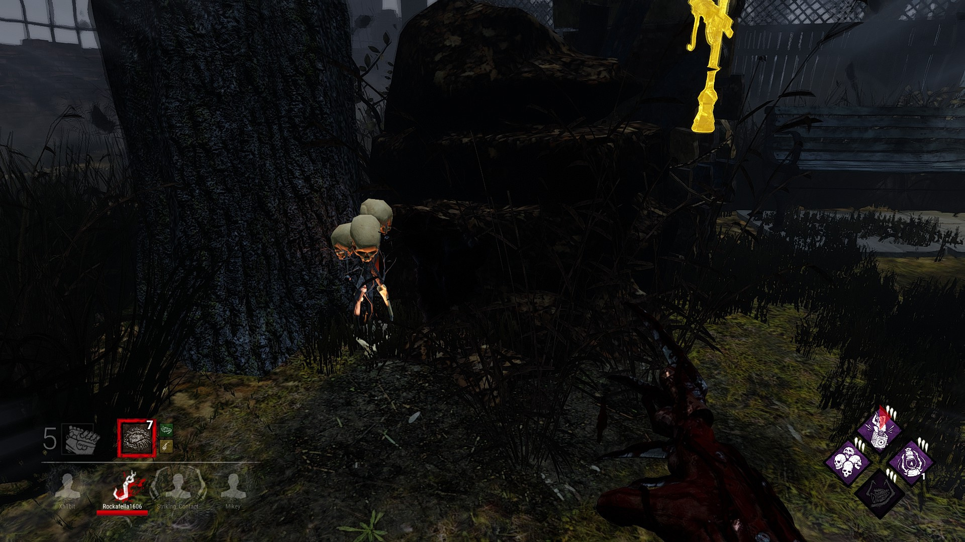 Ruin totem up but perk not active — Dead By Daylight