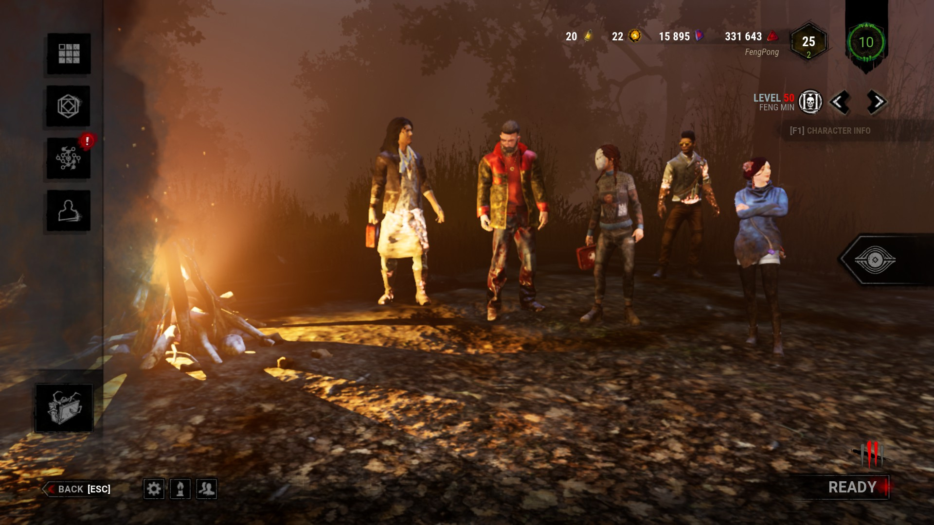 Dead By Daylight Lobby Dauert Ewig 5 man Survivor Lobby — Dead By Daylight