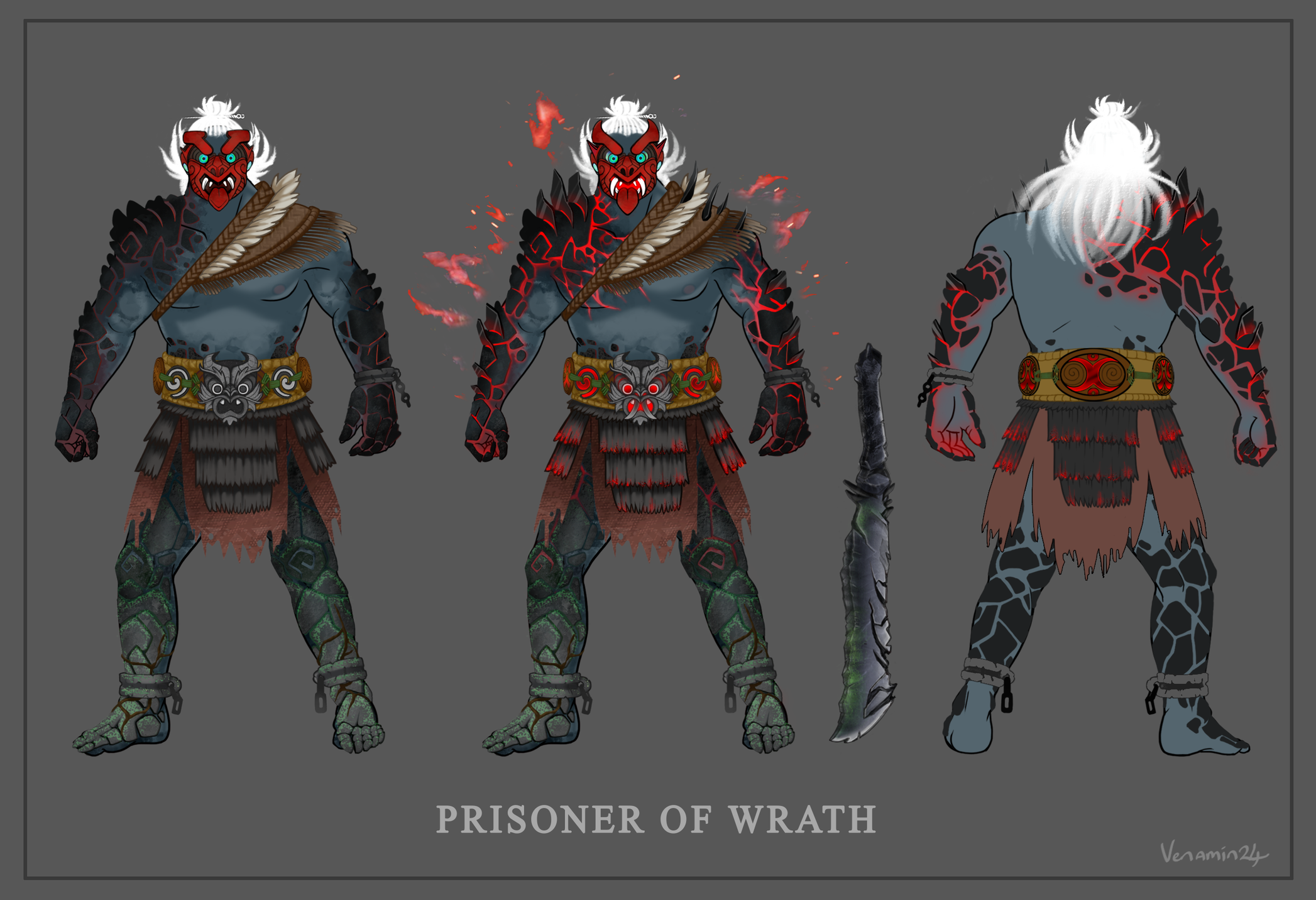 Venamin24 Prisoner Of Wrath The Oni Dead By Daylight