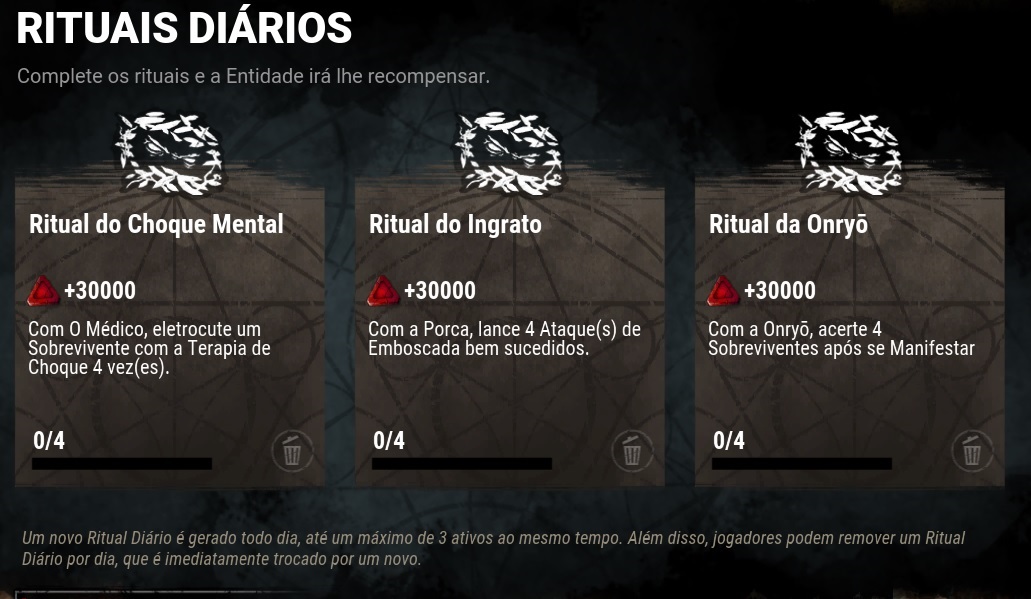 Daily Rituals only for killers — BHVR