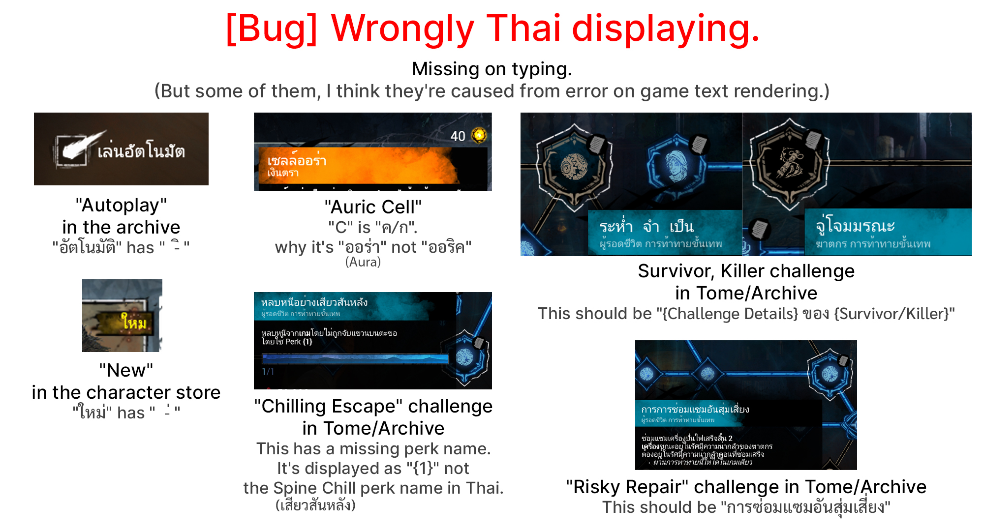 [Bug] Wrongly Thai displaying. (Text Rendering issue, Ordering issue and missing.)