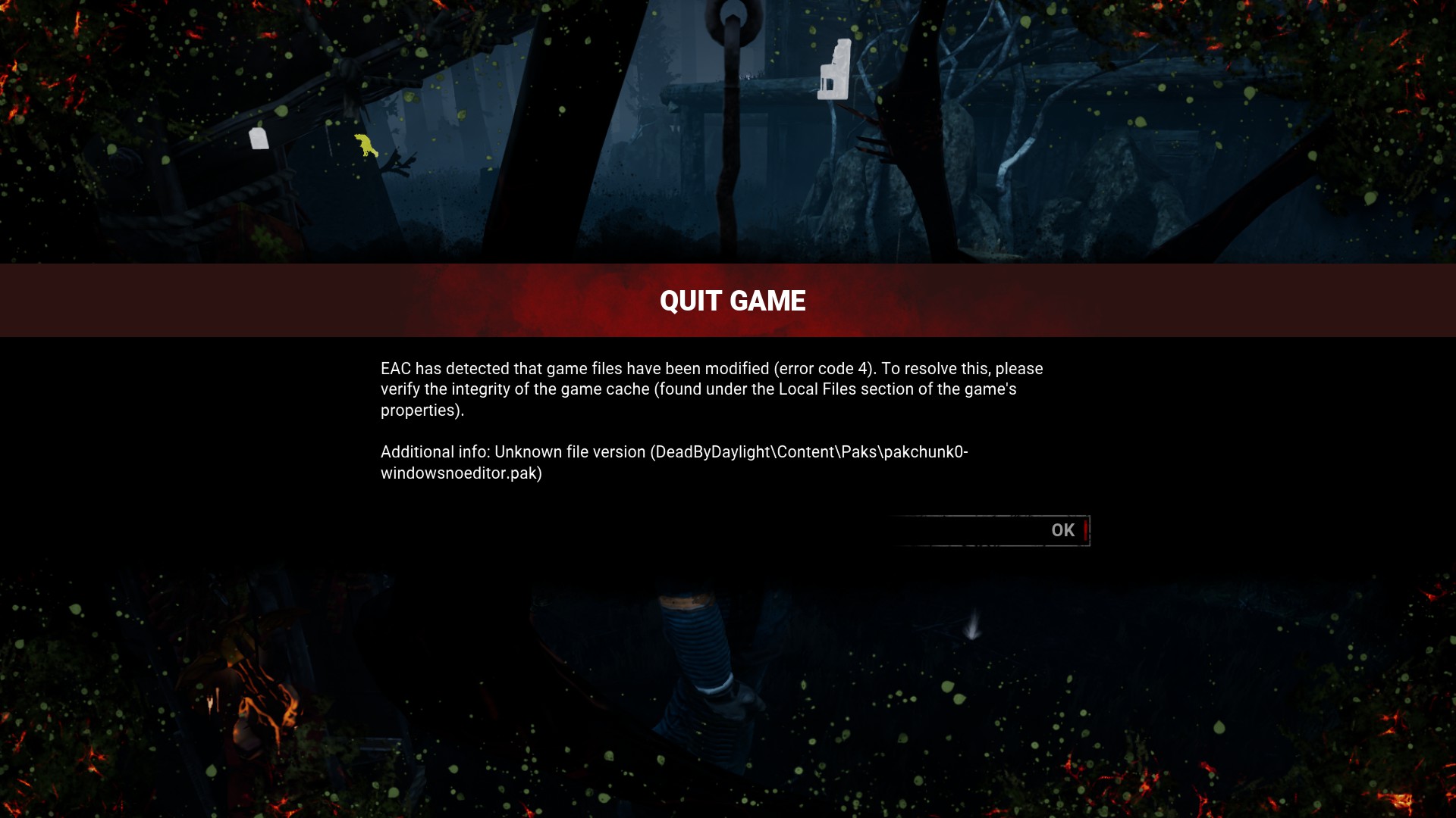 DBD update breaking my game and I'm punished for it. — Dead By Daylight