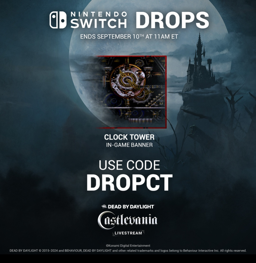 Nintendo Switch Codes - Twitch Drops — BHVR