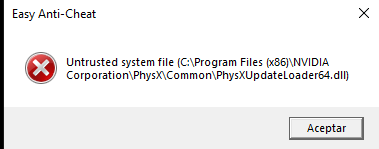 dbd EAC error being annoying, someone may know — BHVR