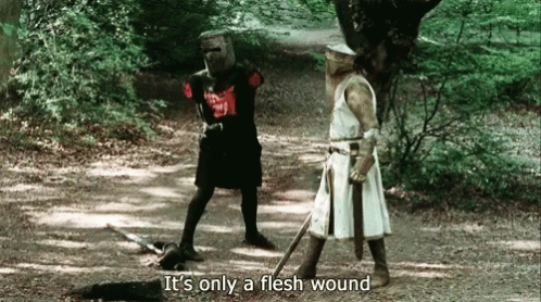 monty python black knight.gif