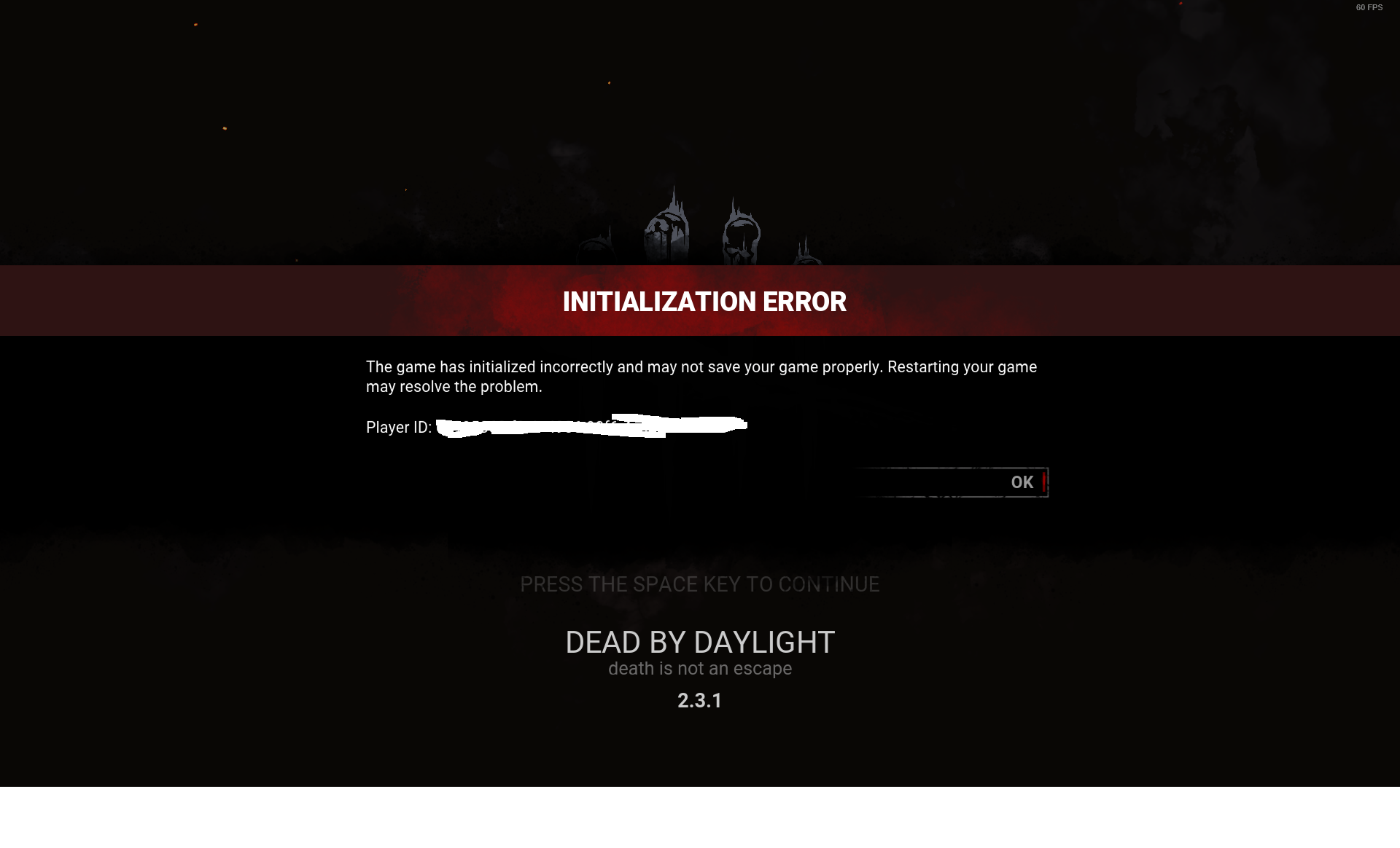 Error Code 107 Dead By Daylight