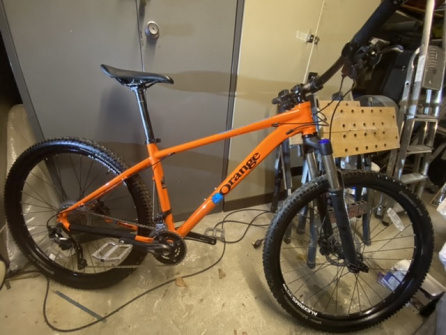 orange clockwork 120 mountain bike