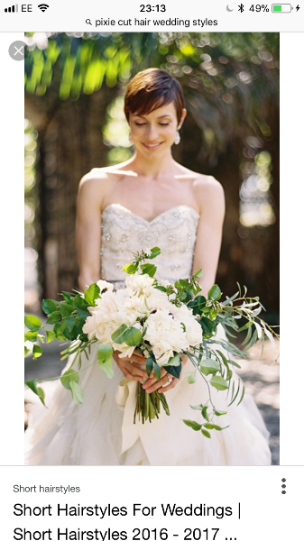 Bob To Pixie Cut You Your Wedding