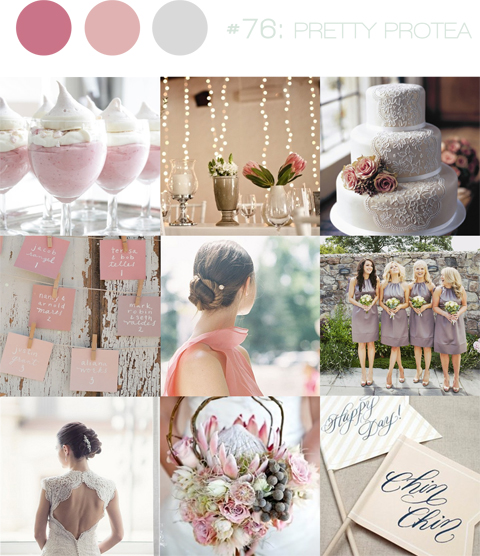 Dusky Pink And Grey You Your Wedding Image