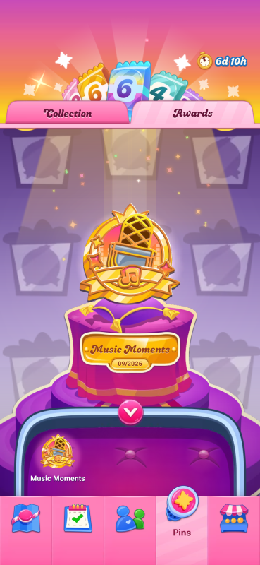 Platinum Pins collection not appearing after Gold - Edited by CM