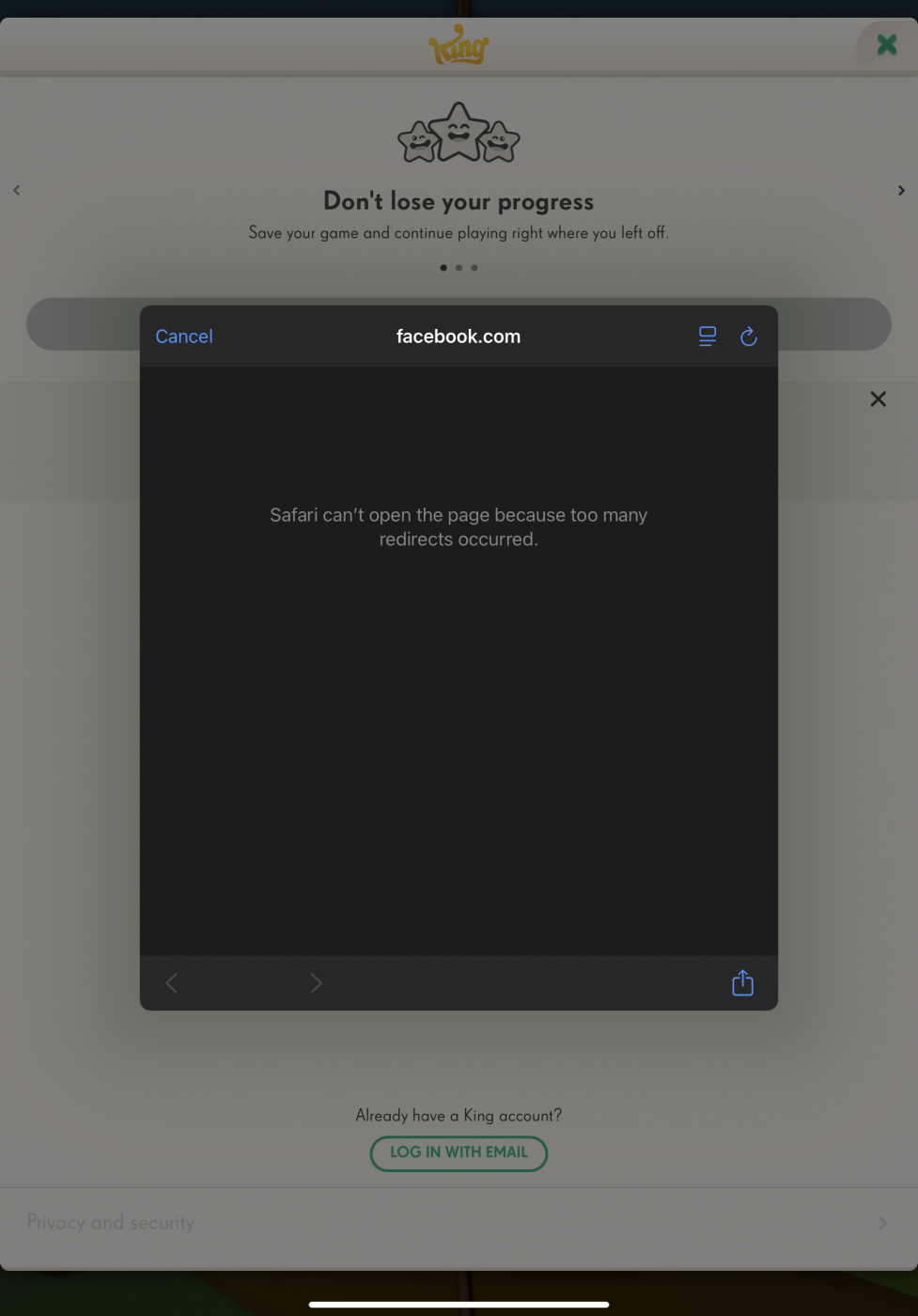 Log into FB in Candy Crush Saga.. — King Community