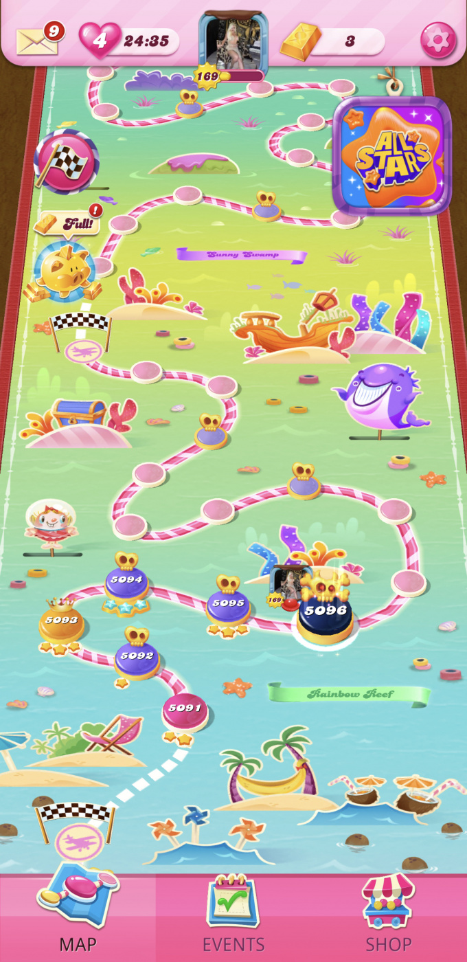 I could not log in the Candy Crush — King Community