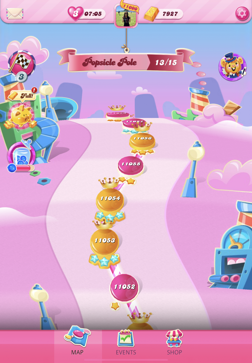 Where’s the hard level on the map — King Community