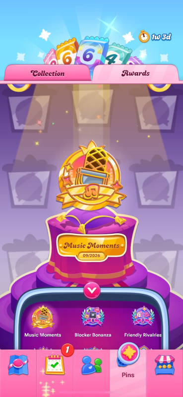 Platinum Pins collection not appearing after Gold - Edited by CM