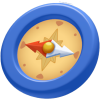 Soda World Map Badge
