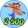 2,500 Woah!