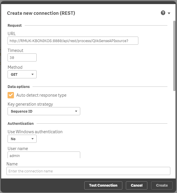 Create a Qlik REST API connection to Rapidminer — RapidMiner Community