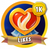 1,000 Likes
