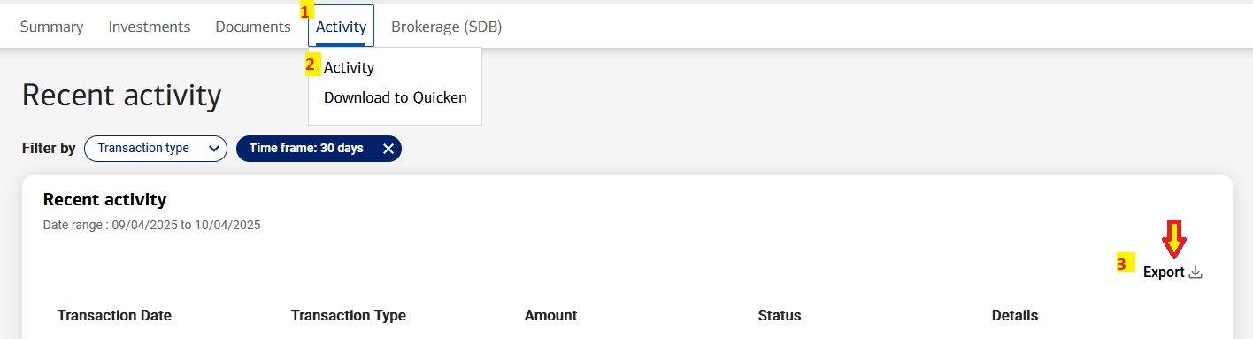 251005-074000 - Benefits.ML.com - New EXPORT button for CSV files.png