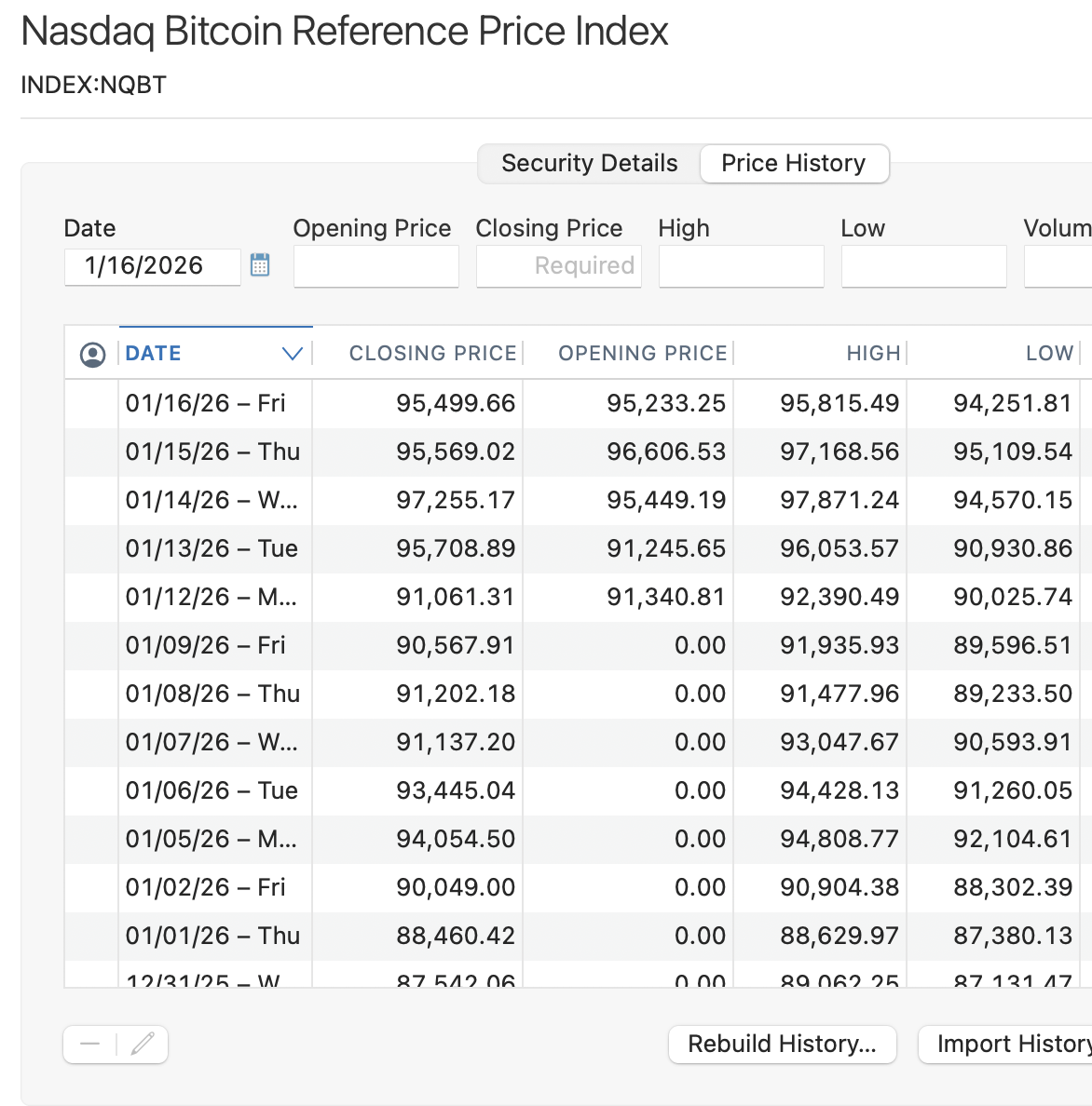 Bitcoin transactions tracking price and 8 decimal places? (Q Mac) — Quicken