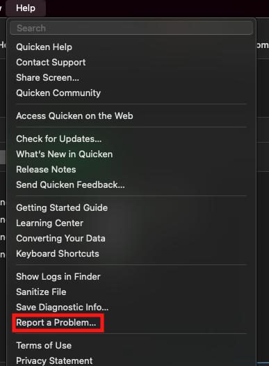 Report a Problem QMac.png