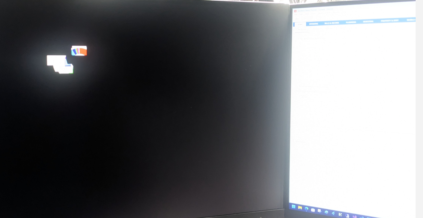Dual Monitor Display Issues - Quicken