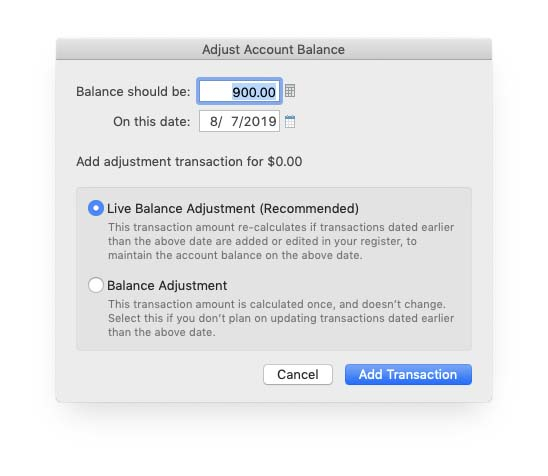 quicken for mac renaming rules