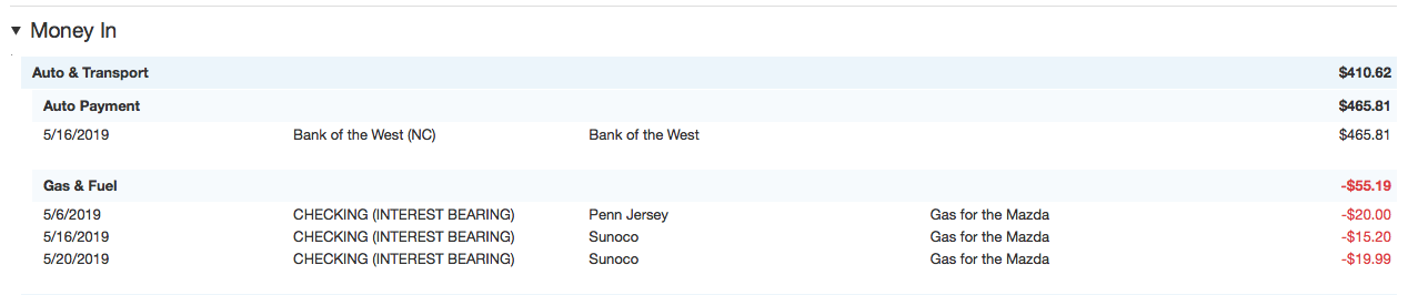 category summary report in quicken for mac 2015 has zeros