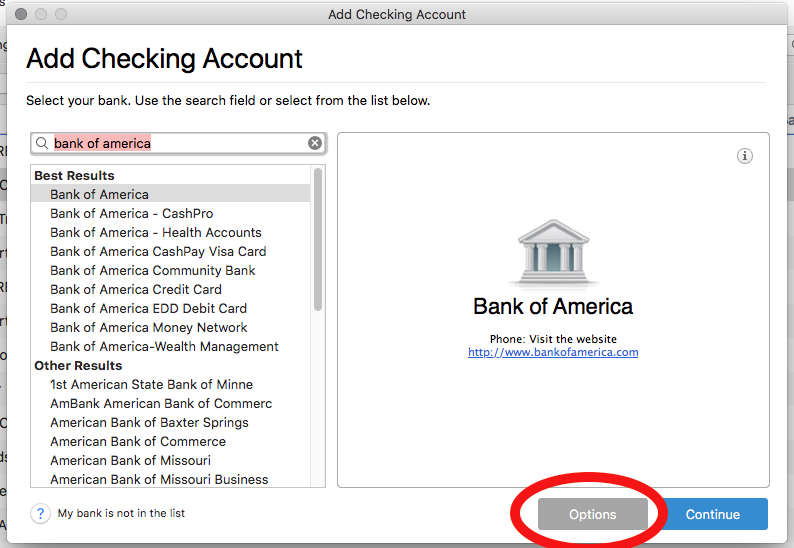 I Can T Add A Bank Of America Account Quicken