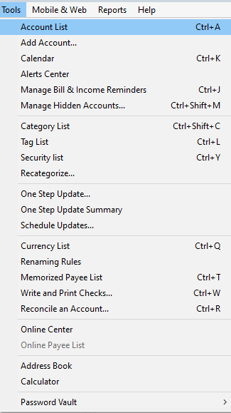 how to change credit card number in quicken for mac